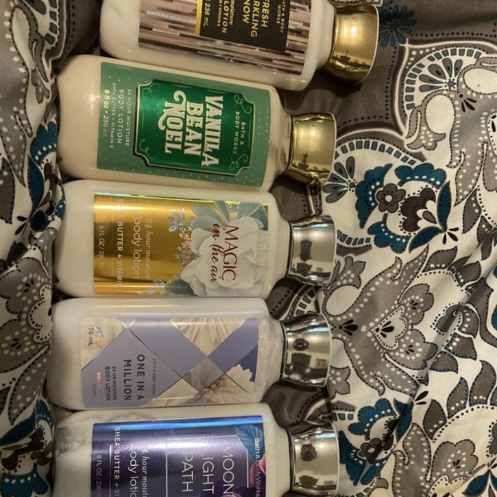 Bath and body works brand new lotions